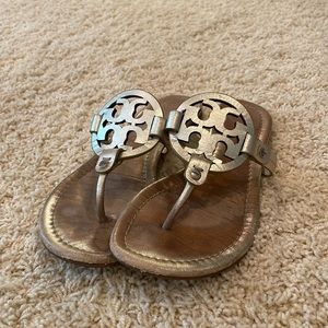Gold Tory Burch Sandals